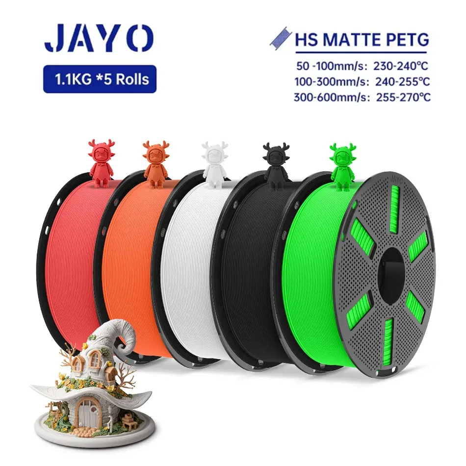 JAYO PETG Filament 3D 1.75MM Filament d'imprimante 3D PETG haute