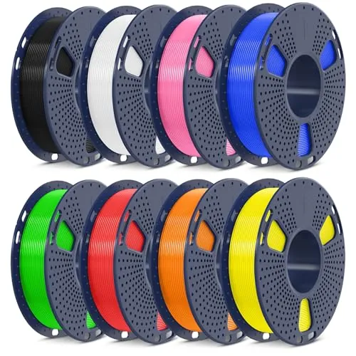 SUNLU 250g*8 Filament PLA Haute Vitesse1.75 mm