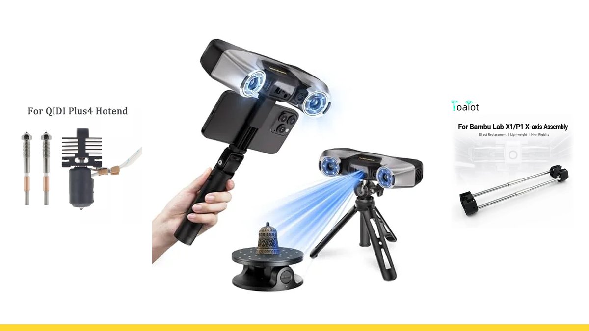 Revopoint MetroY Pro à 1 251,75 € et 9 autres bons plans impression 3D du 26 octobre