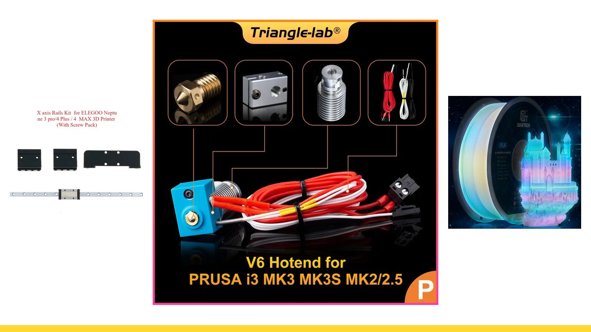 Trianglelab V6 Hotend à 20,39 € et 9 autres bons plans impression 3D du 27 octobre